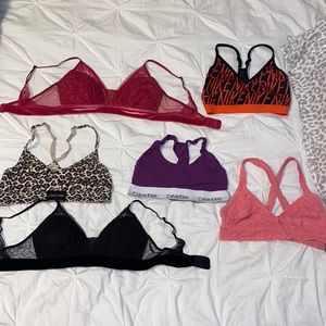Size M bras (Calvin, Nike, Aerie, Auden)